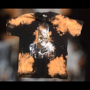 Tye Dye Batman Zombie Shirt Mens size Large Unique Find